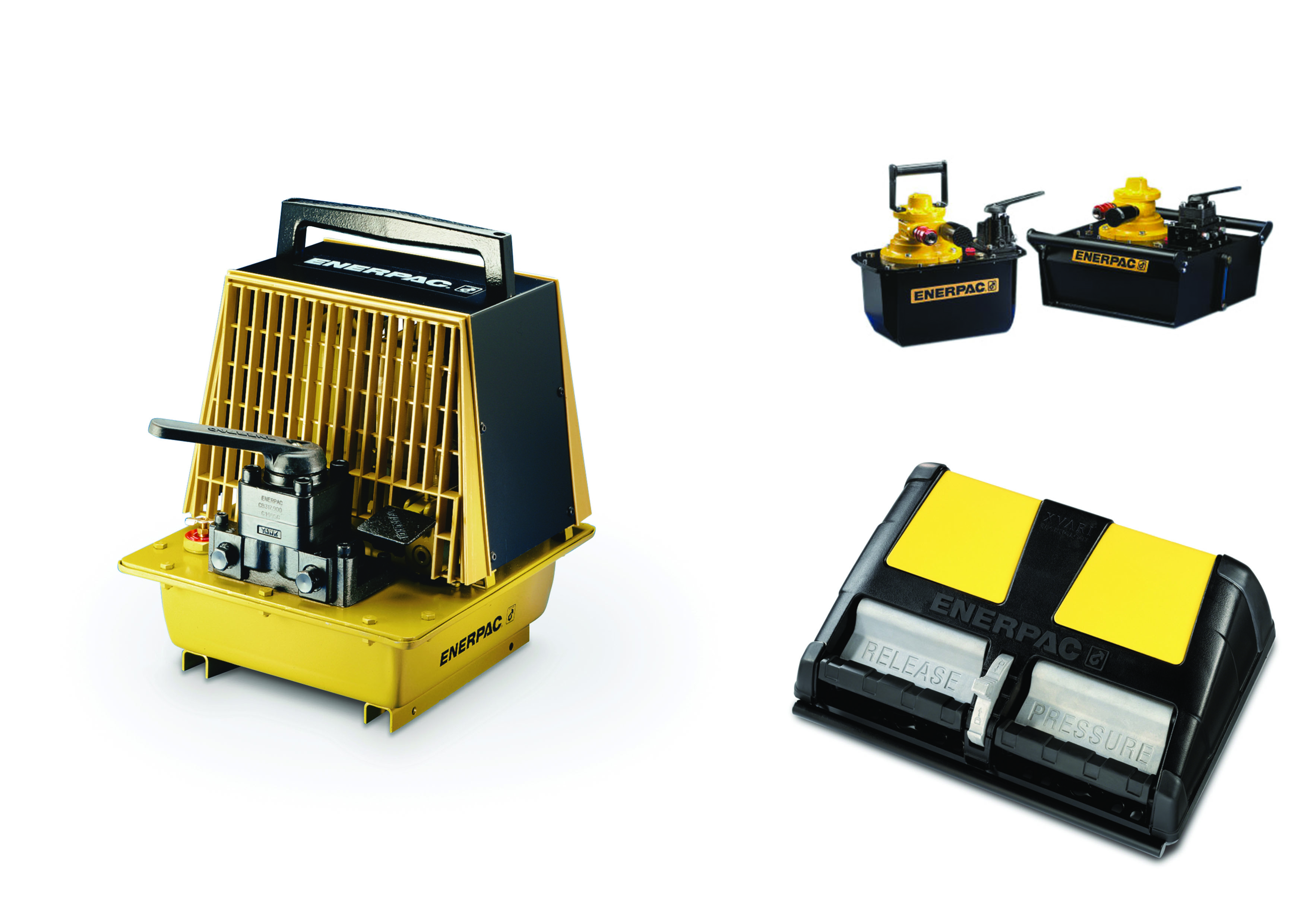 Enerpac Air Hydraulic Pumps product photos of The Enerpac Air Pump Range 