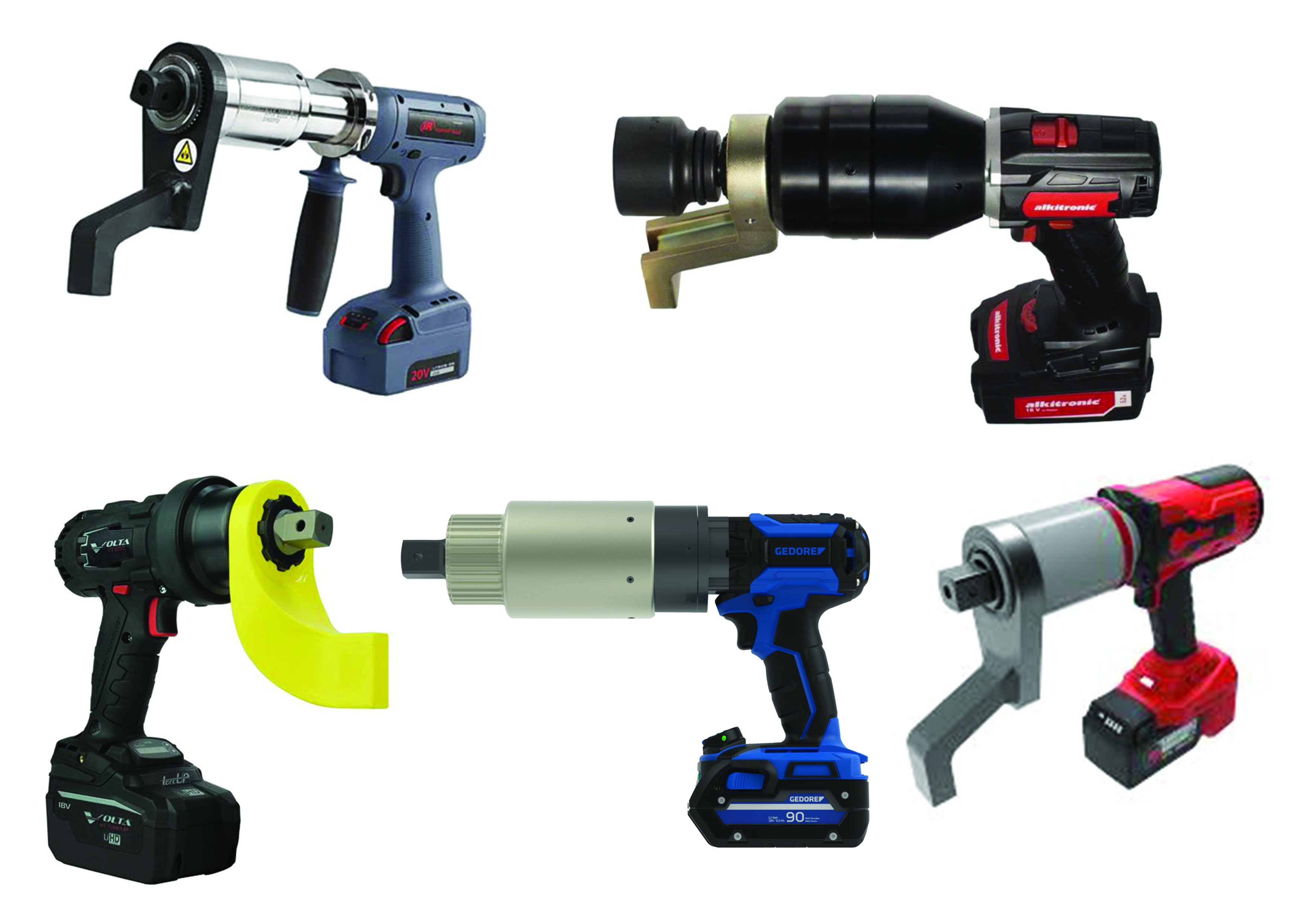 Battery Torque Multiplier examples with 5 battery torque multipliers on show including Ingersoll Rand, Norbar, Torcup and more.