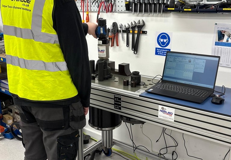 Applied Torque performing UKAS-traceable torque multiplier calibration