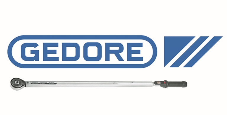 Gedore torque wrench product photo - With Gedore hand torque wrench, rubberised handle and Gedore logos