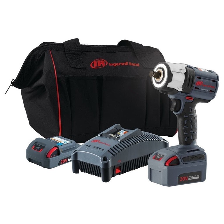 Ingersoll Rand W5133, Cordless Impact Tool Kit (750Nm, 3/8" Sq.Dr Hog Ring) Product Image