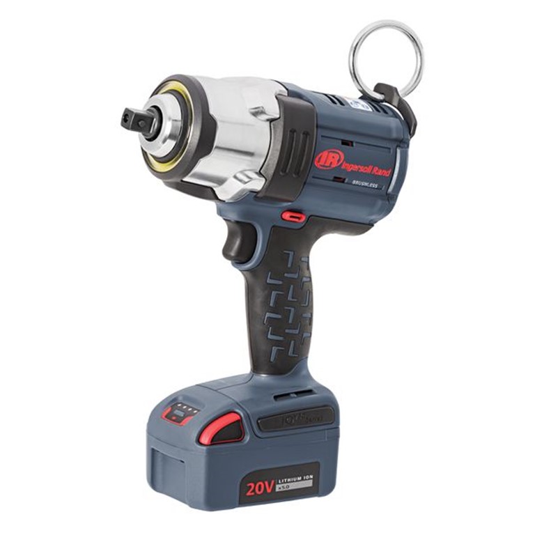 Ingersoll Rand W7152P Impact Wrench with 1/2" drive product image. Impact torque gun on white background. 